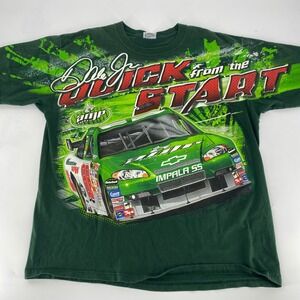 Chase Authentics Dale Earnhardt Jr 88 Amp Energy NASCAR Racing T-Shirt Mens XL